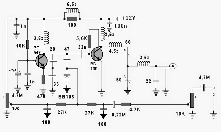 1.5 watt transmitter circuit 1