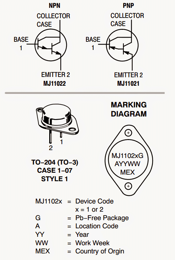 complimentary high voltage darlington transistor datasheet 1