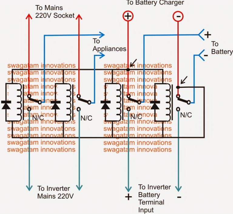 How to Convert an Inverter to an UPS - Homemade Circuit Projects