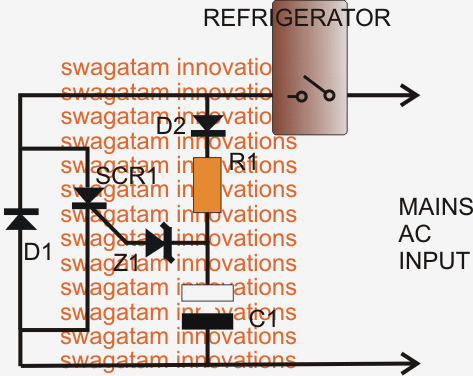 refrigerator soft start circuit