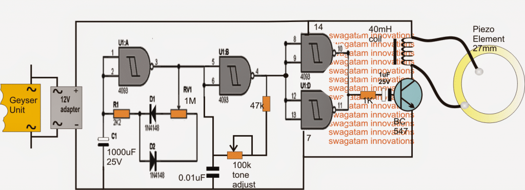 buzzer with timer circuit