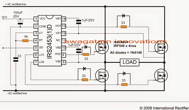 5kva Ferrite Core Inverter Circuit