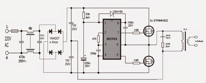 halogen lamp circuit