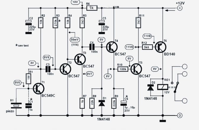 vibration detector circuit 1