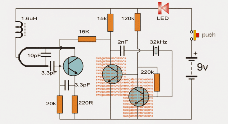 Making a Wireless Doorbell Circuit Circuit Diagram