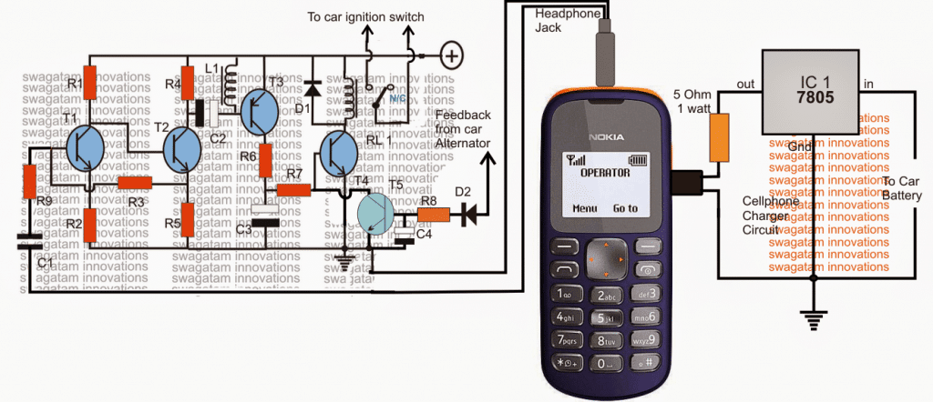 Cellphone Controlled Car Starter Circuit - Homemade Circuit Projects