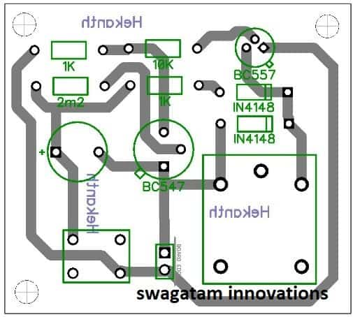 long duration timer PCB with transistors