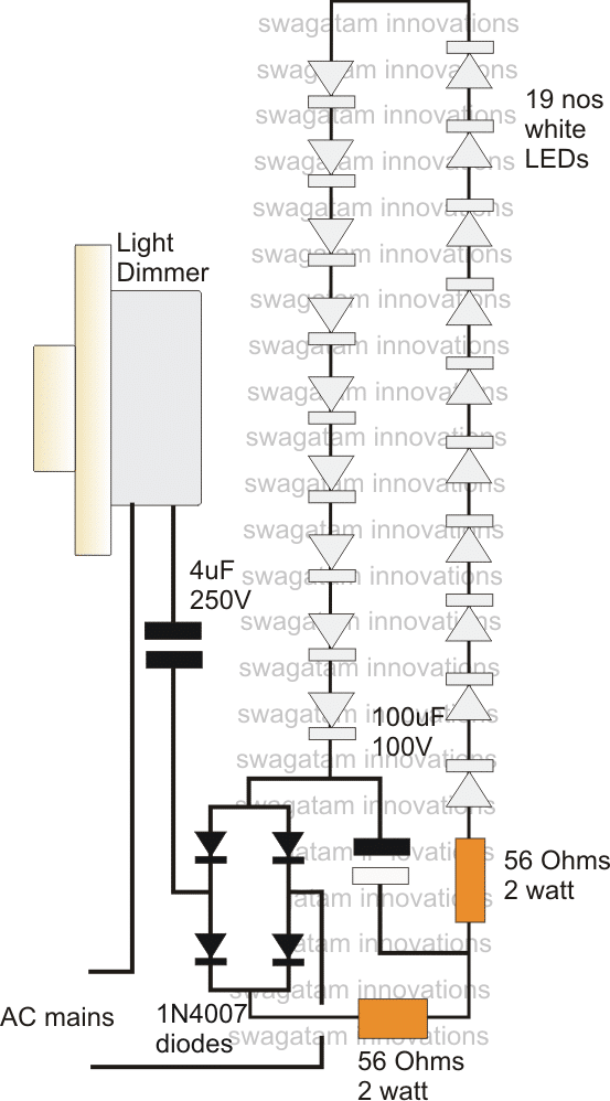 High Current Transformerless Power Supply Using Dimmer Switch 12 volt wiring diagram triumph 