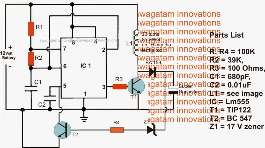 Super Capacitor Charger Theory and Working | Homemade Circuit Projects