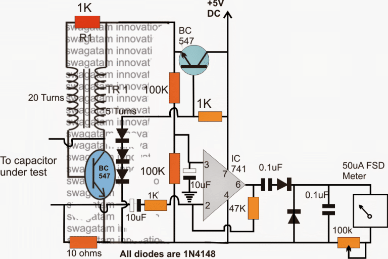 Esr Basic Unit Esr Meter Circuit Diagram