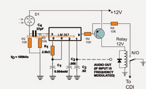 infrared safe lock circuit