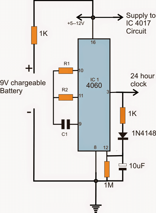 24 hour clock signal timer