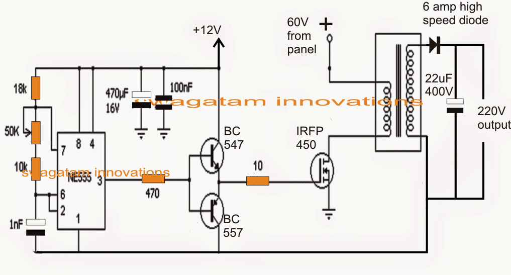 flyback boost converter for solar 3 phase inverter