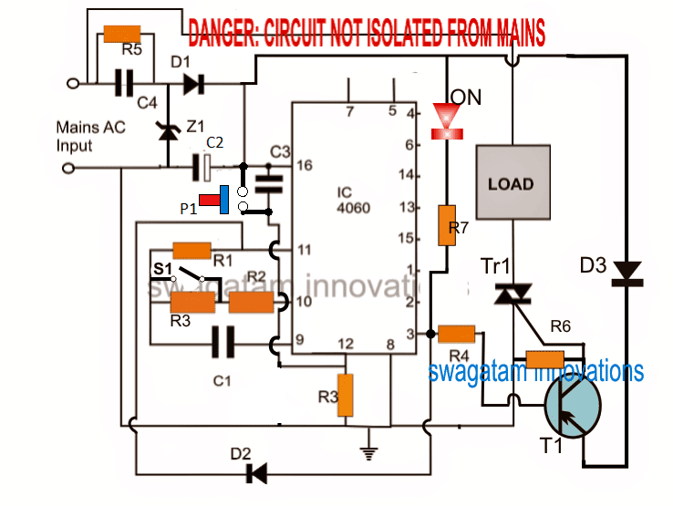 Geyser Water Heater Timer Circuit