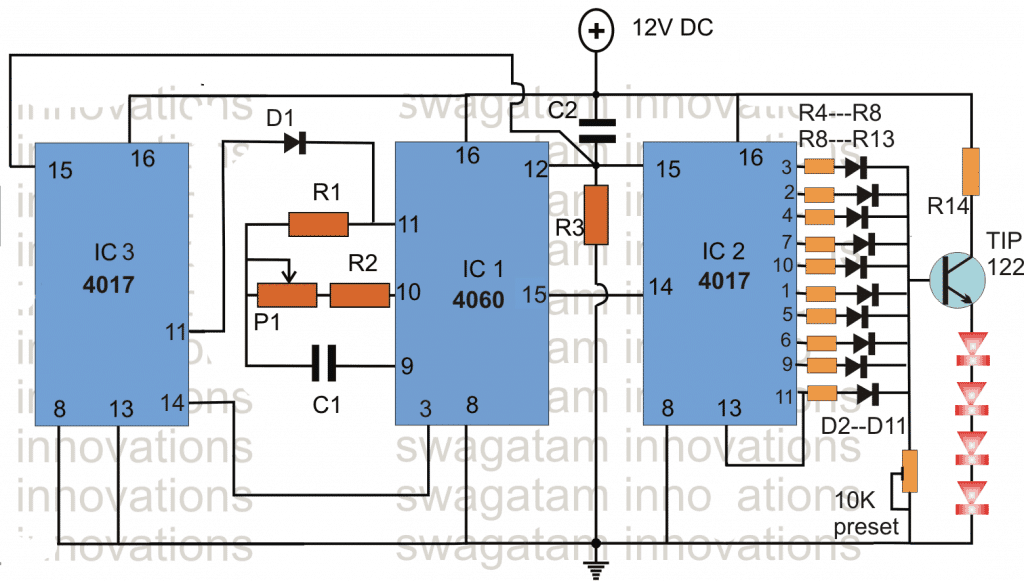 LED Timer Circuit for Fish Aquariums