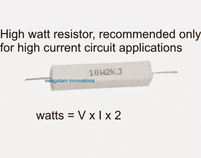 high watt wirewound resistor