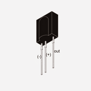 TSOP1738 sensor pinout