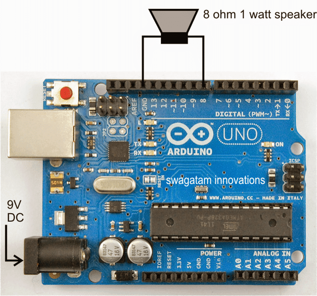 Arduino Musical Tune Generator Circuit