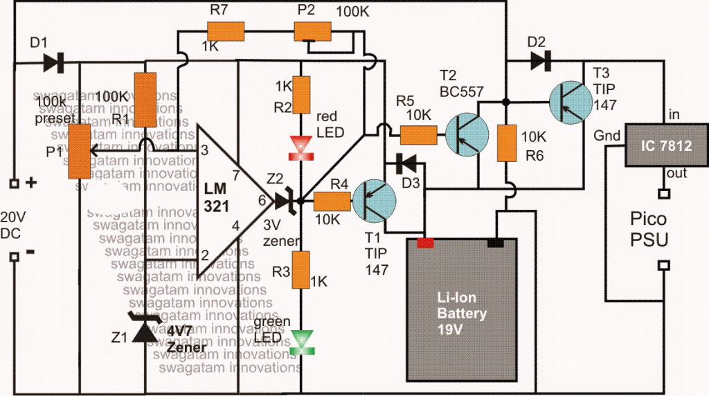 Make an ATX UPS Circuit with Charger