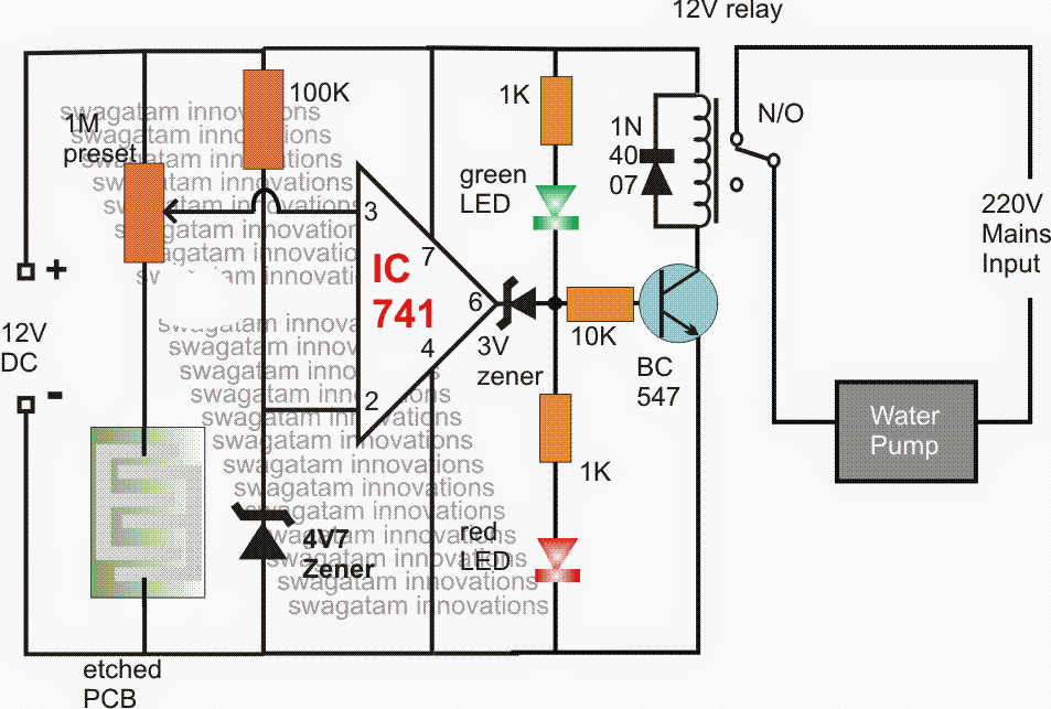 Automatic Evaporative Air Cooler Circuit