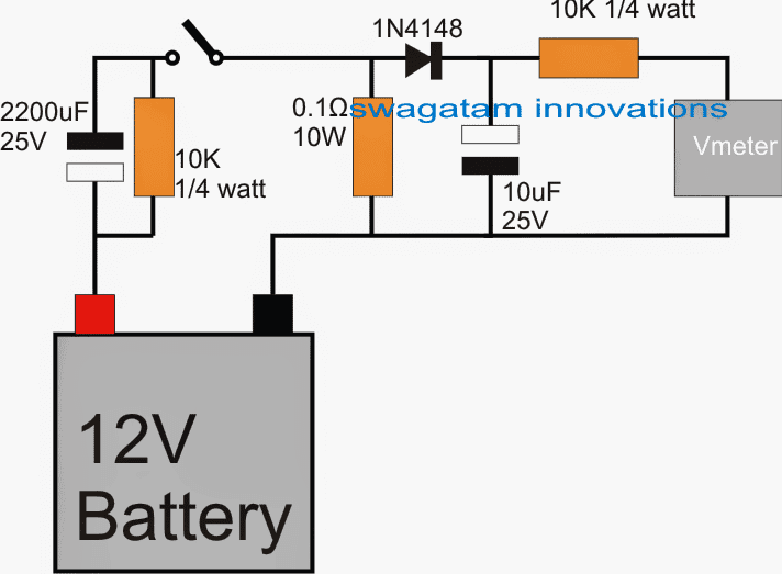 Battery backup time Checker Circuit 