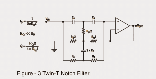 twin T notch filter circuit