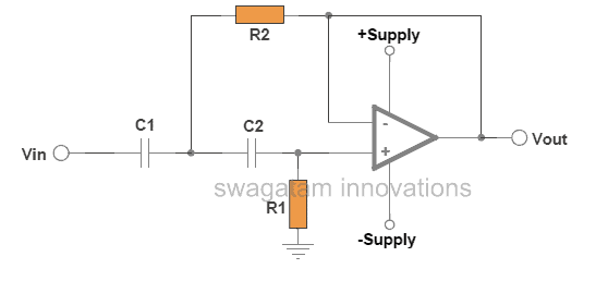 standard high-pass filter circuit