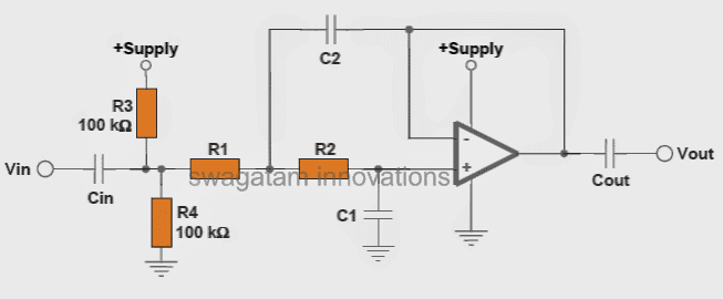 customized low pass filter circuit