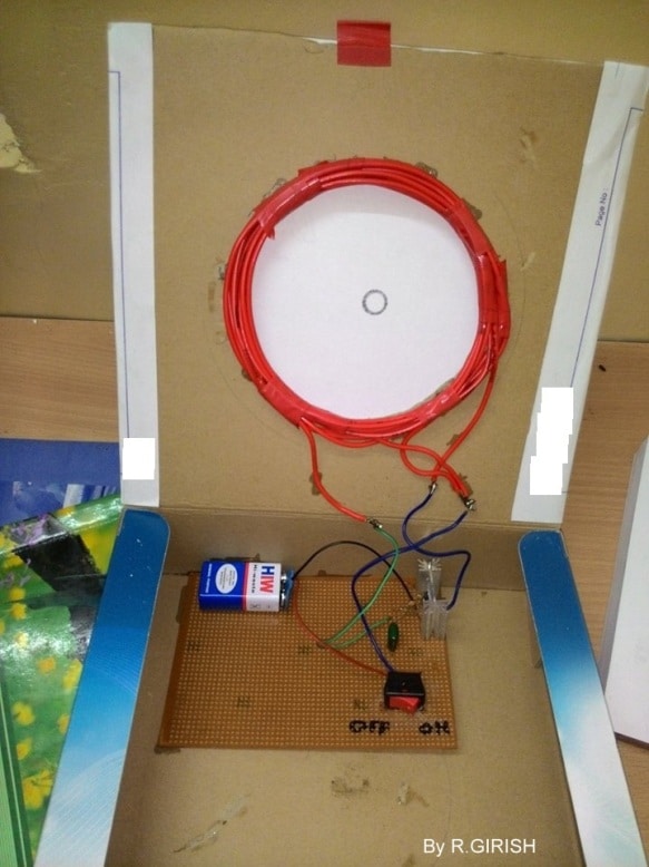 Prototype Image of Wireless LED Lamp