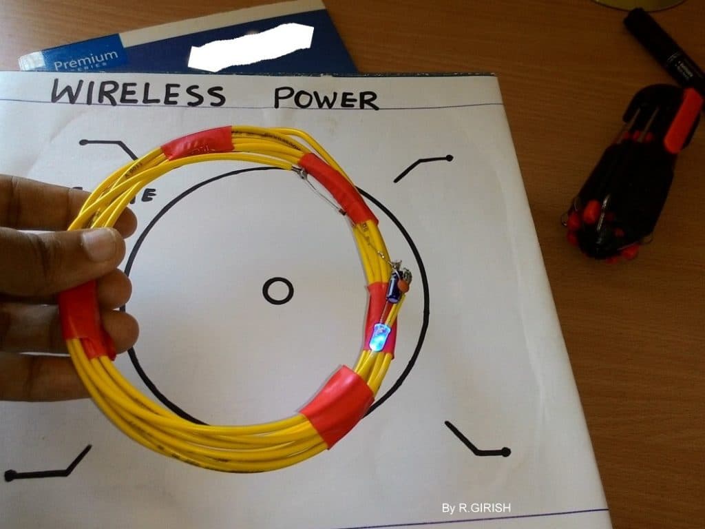 Prototype Image of Wireless Receiver LED Lamp