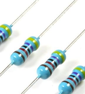 metal film resistor MFR 1%