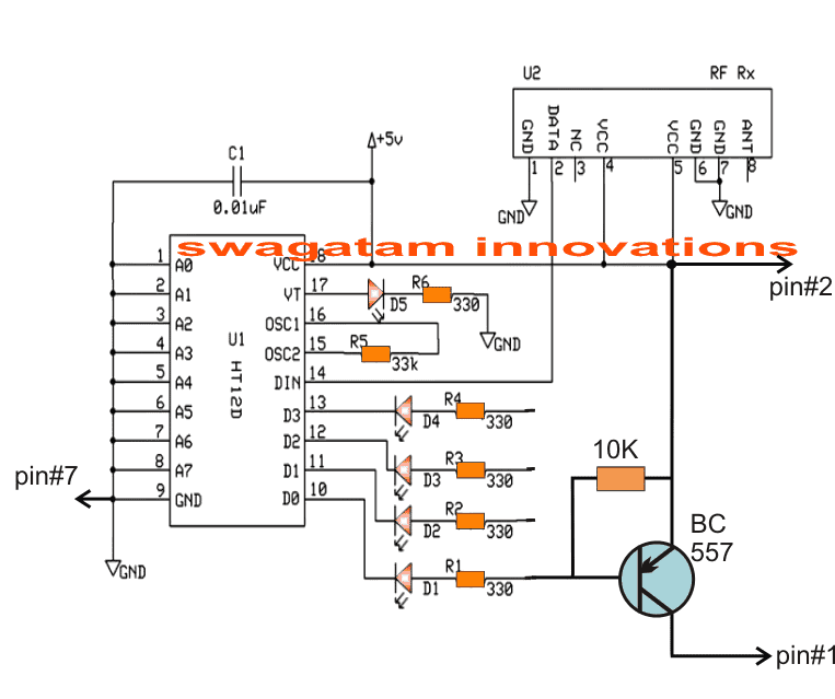 Transmitter Circuit to Trigger a Camera Remotely