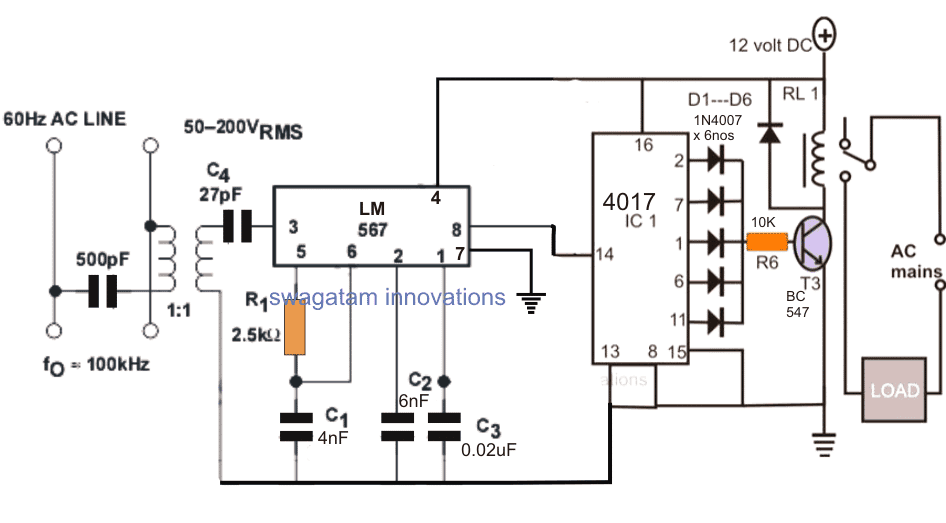 Power Line Communication Transmitter Circuit