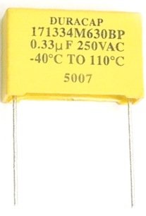 Metallized Polyester Film Capacitor 0.33uF 250V