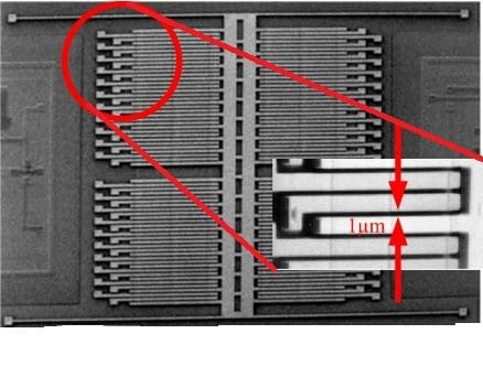 An accelerometer is a Micro-electromechanical system or simply (MEMS)