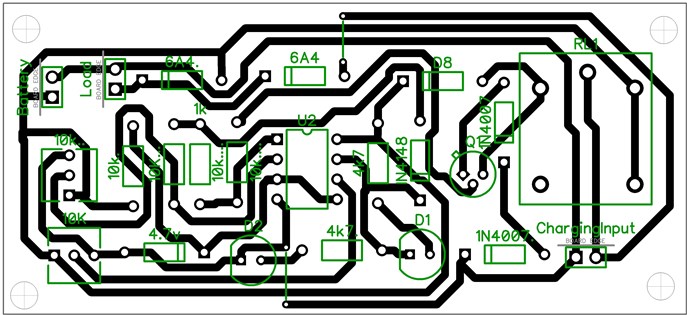 opamp high low battery charger PCB design