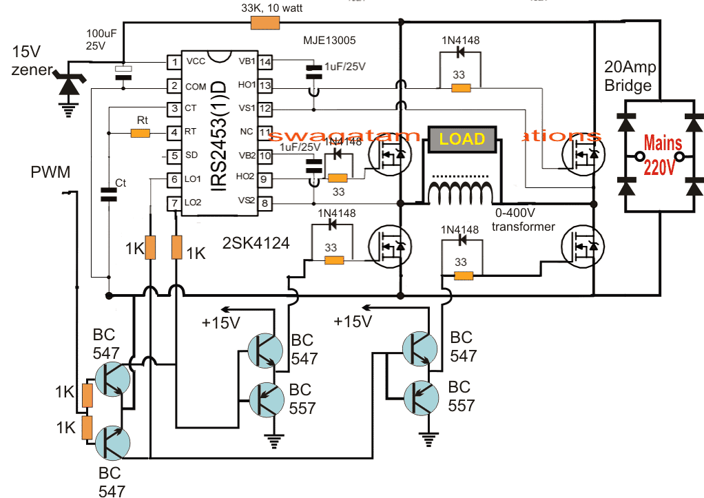 PWM Controlled Voltage Circuit | Homemade Circuit