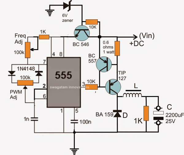 Designing a Solar Inverter Circuit Circuit Diagram
