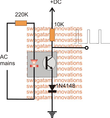 optocoupler based Zero Crossing Detector Circuit