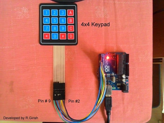 How to Interface 4x4 Keypad with Arduino