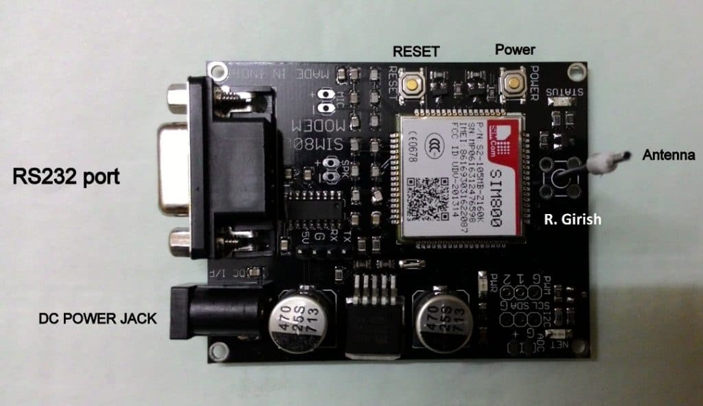 How to Send and Receive SMS Using GSM Modem | Homemade Circuit Projects