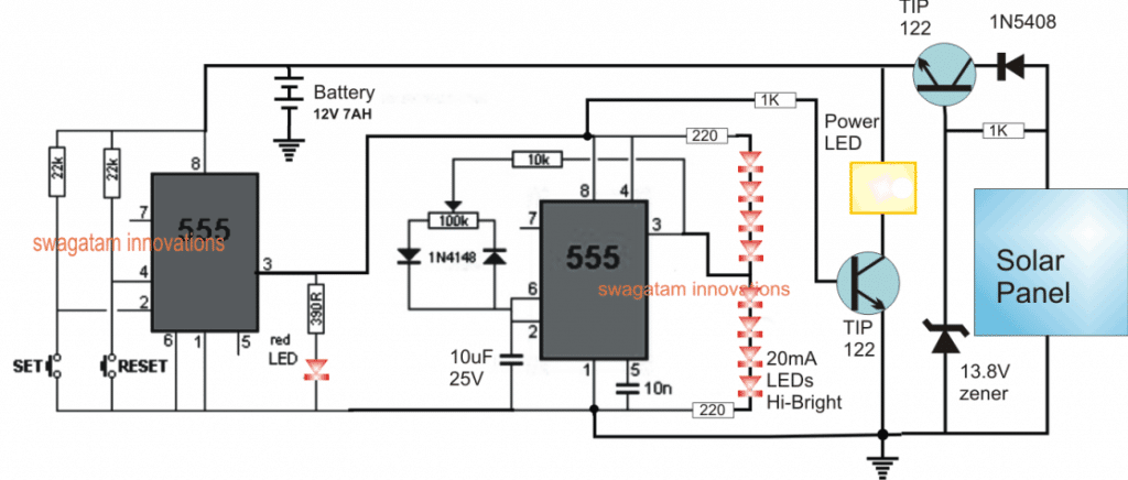 Illuminated Crosswalk Safety Light Circuit