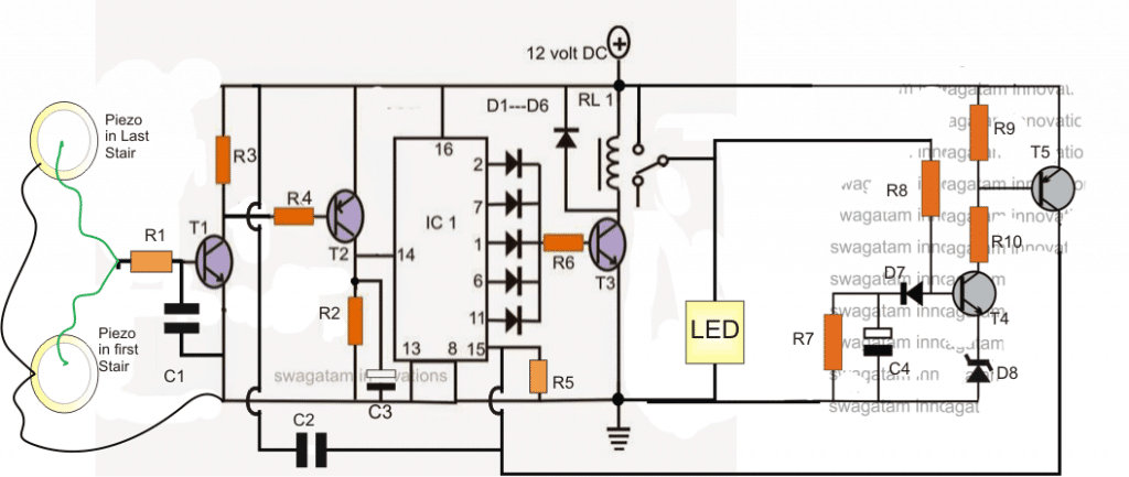 Using a Flip Flop and Delay Timer for Creating a String Light Effect