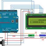 Simple Arduino Digital Ohmmeter Circuit