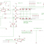 IC 555 Inverter with Arduino Hi/Low Battery Shutdown Circuit