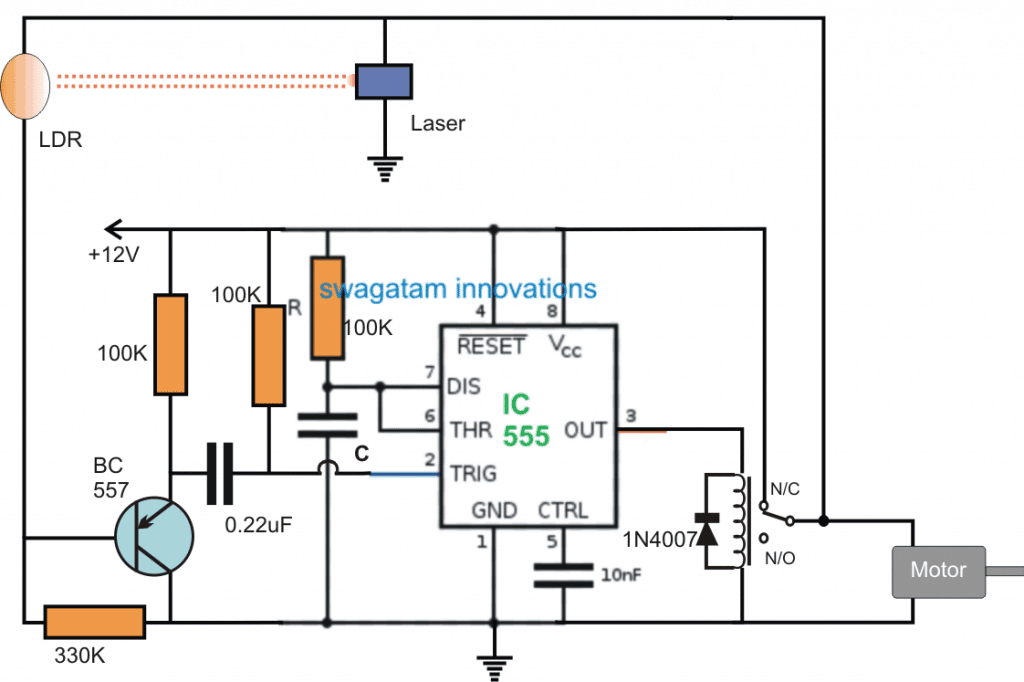 Material Storage Level Controller Circuit