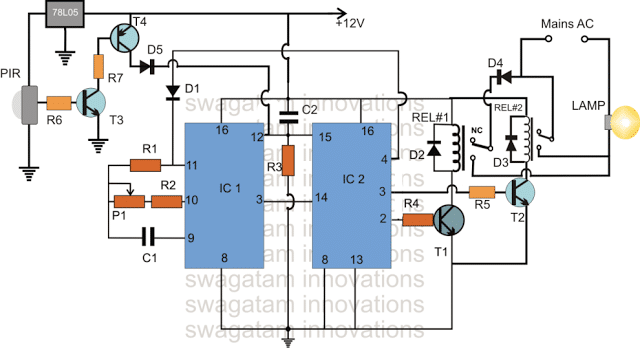 food warmer lamp timer circuit