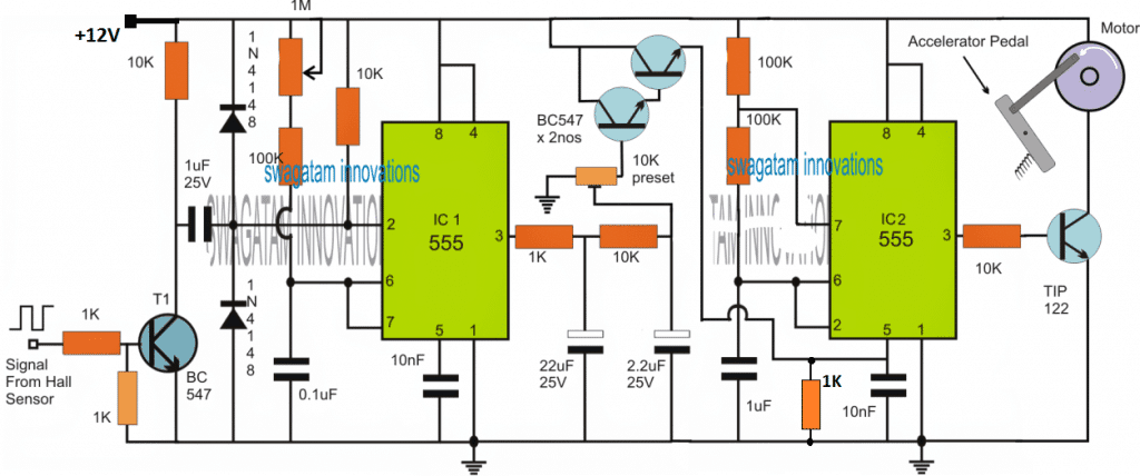 Electronic Engine Speed Governor Circuit