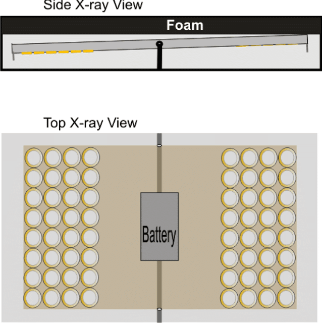 how to connect the piezo for the mat electricity generator