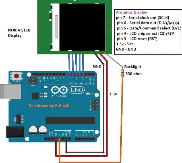 How to Interface Cellphone Display with Arduino